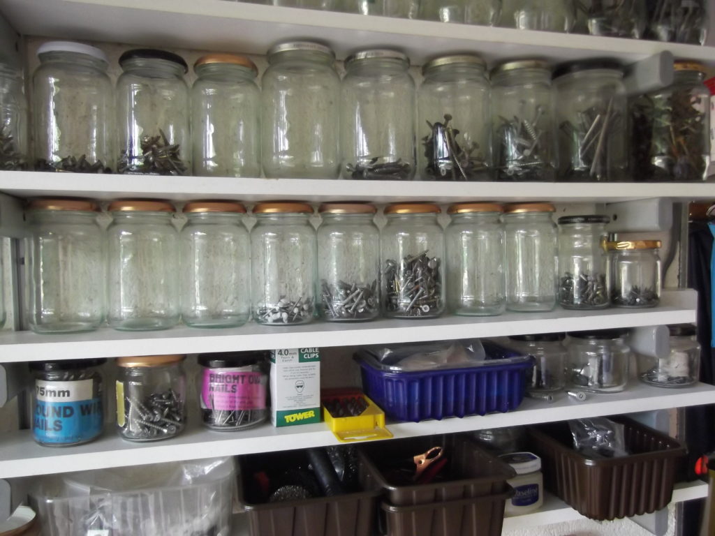 Jam jar storage